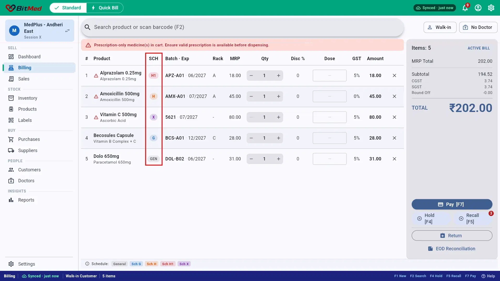 Schedule tags in search