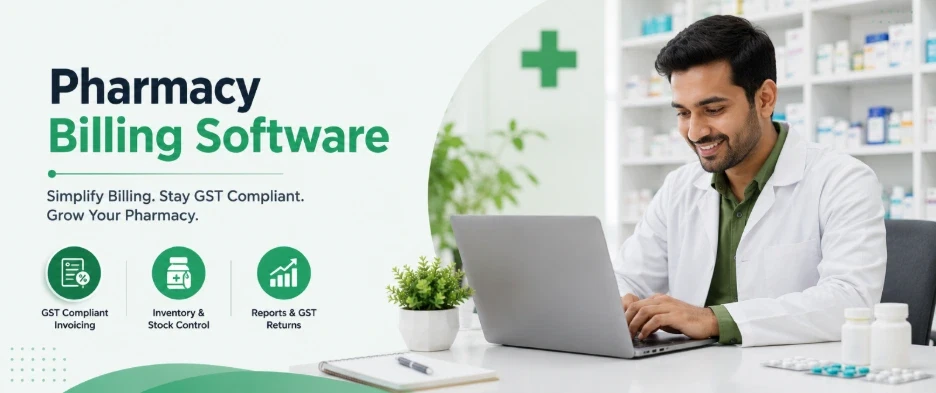 BitMed pharmacy billing software dashboard for Indian medical stores